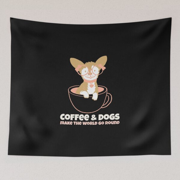 Item preview, coffee and dogs lovers  designed and sold by ayaato.