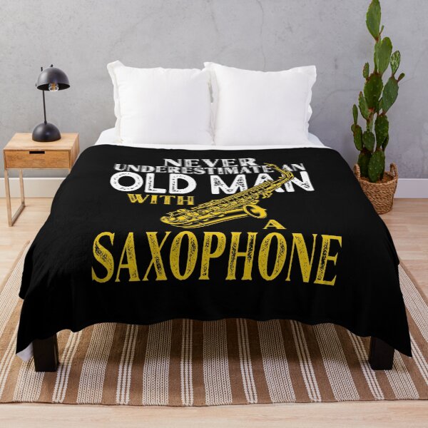 Item preview, Never Underestimate An Old Man With A Saxophone Gift product designed and sold by Grabitees.