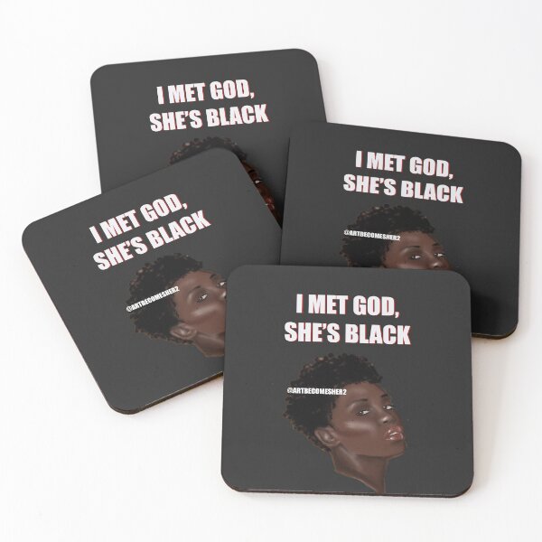 Item preview, I MET GOD, SHE’S BLACK V2 designed and sold by ArtBecomesHer2.