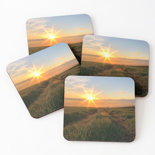 Item preview, Misty morning sunrise over fields near Crailinghall, Jedburgh, Scottish Borders designed and sold by yourscotborders.
