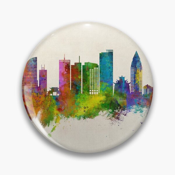 Item preview, Ulaanbaatar Mongolia Skyline designed and sold by ArtPrints.
