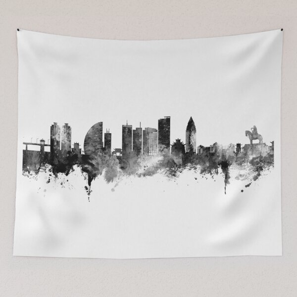 Item preview, Ulaanbaatar Mongolia Skyline designed and sold by ArtPrints.