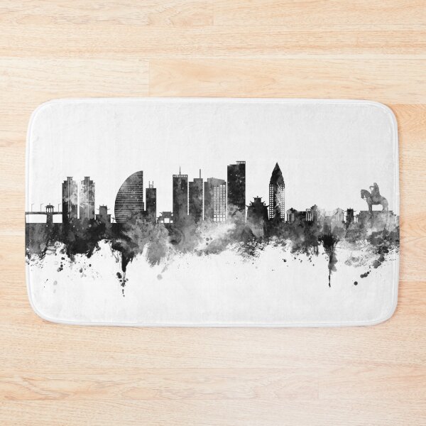 Item preview, Ulaanbaatar Mongolia Skyline designed and sold by ArtPrints.