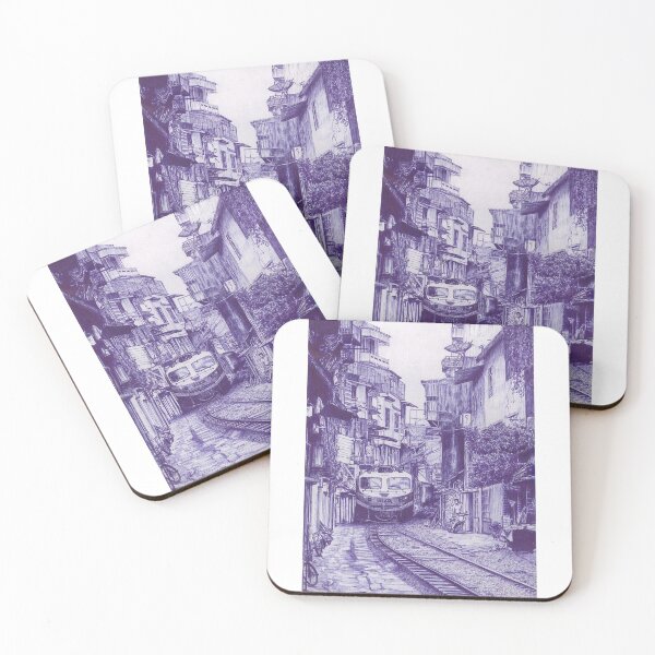 Item preview, Hanoi Train Street, Vietnam designed and sold by Shoroveart.