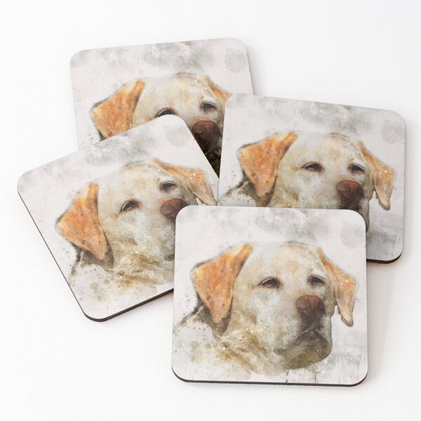 Item preview, Labrador Retriever dog watercolour digital portrait designed and sold by Gerald Waters.