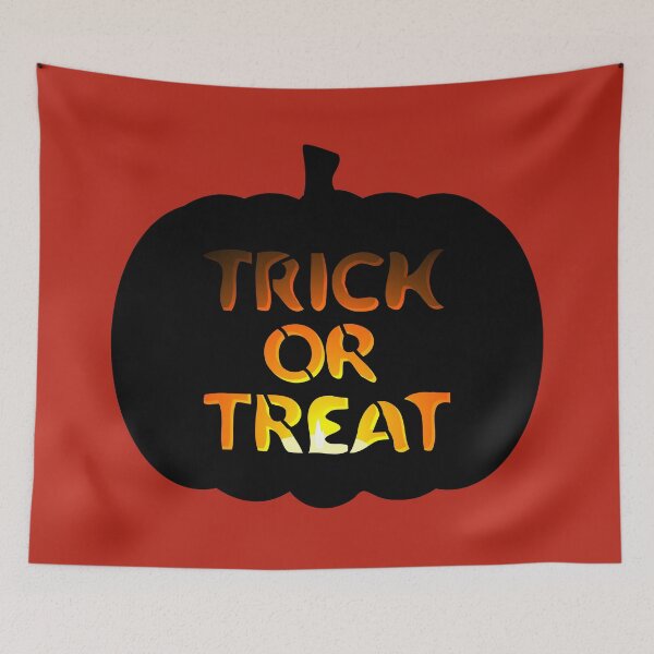 Item preview, TRICK OR TREAT BLACK Pumpkin designed and sold by OMdesign10.