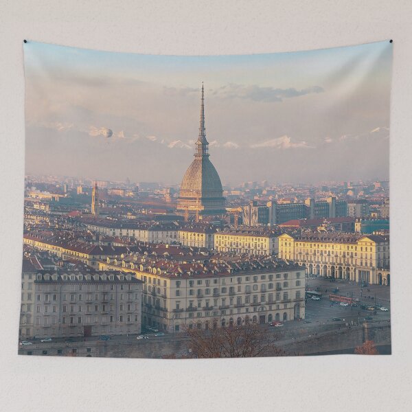 Item preview, Torino city Italy Cityscape - panoramic view landscape image designed and sold by Long Exposure.