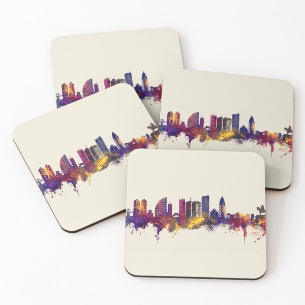 Item preview, Ulaanbaatar Mongolia Skyline designed and sold by ArtPrints.