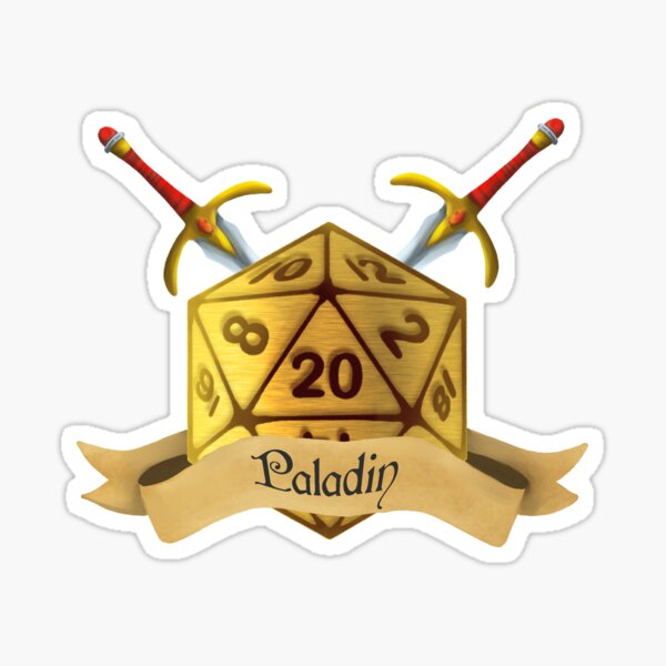Paladín Pegatina