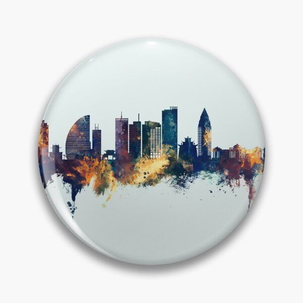 Item preview, Ulaanbaatar Mongolia Skyline designed and sold by ArtPrints.