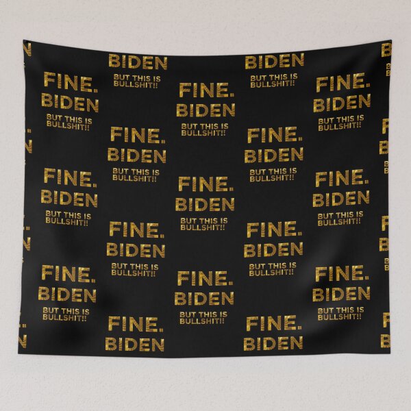 Item preview, Gold Fine biden but this is bullshit  designed and sold by Designhub14.
