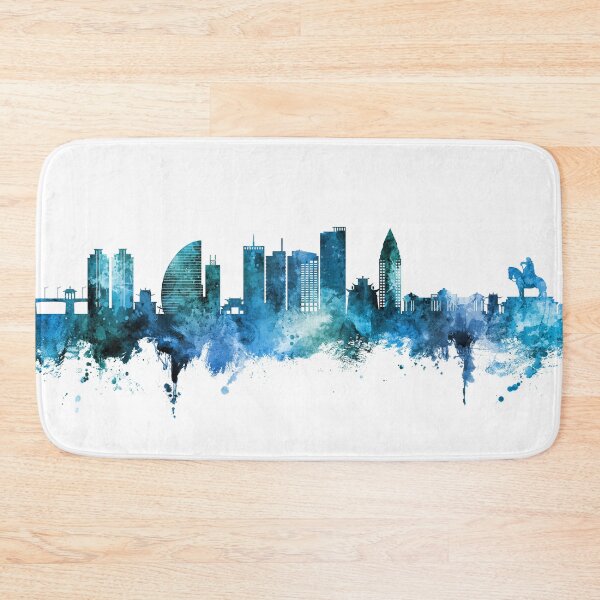 Item preview, Ulaanbaatar Mongolia Skyline designed and sold by ArtPrints.