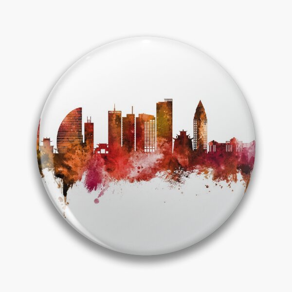 Item preview, Ulaanbaatar Mongolia Skyline designed and sold by ArtPrints.