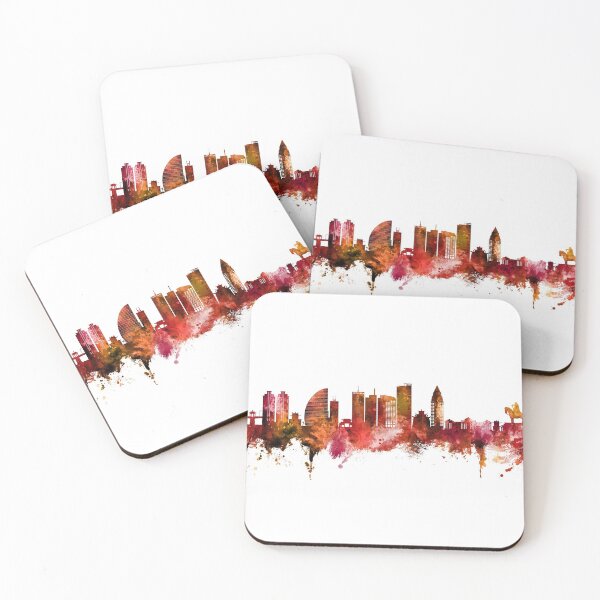 Item preview, Ulaanbaatar Mongolia Skyline designed and sold by ArtPrints.
