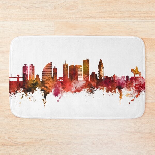 Item preview, Ulaanbaatar Mongolia Skyline designed and sold by ArtPrints.