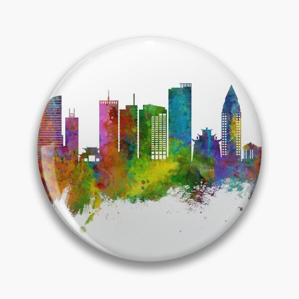 Item preview, Ulaanbaatar Mongolia Skyline designed and sold by ArtPrints.