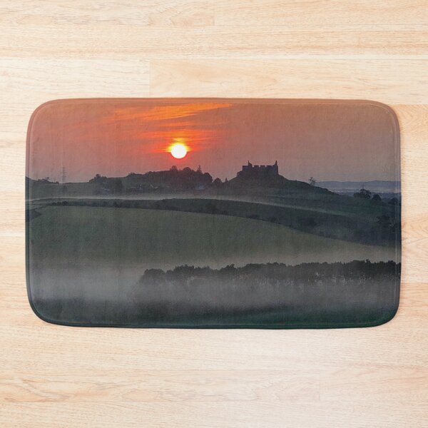 Item preview, Misty morning glow over Hume Castle near Kelso, Scottish Borders designed and sold by yourscotborders.