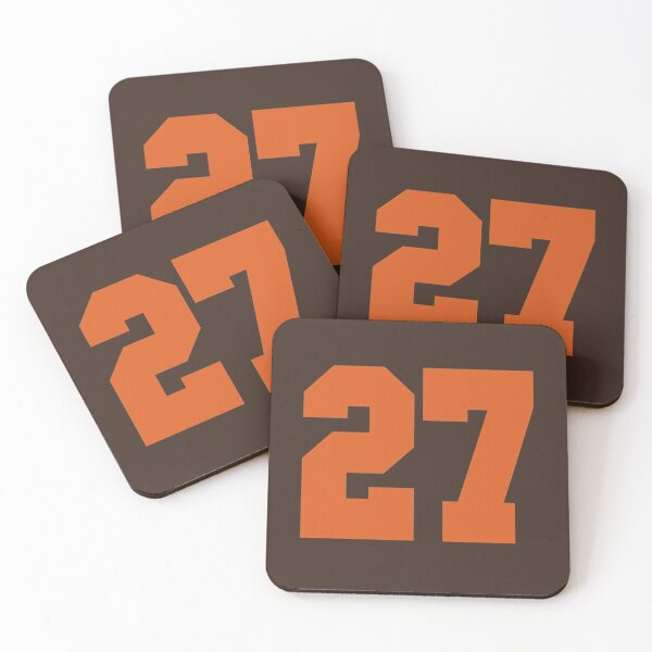 Item preview, 27 Number Cleveland Sports Twenty-Seven Brown Jersey designed and sold by HelloFromAja.