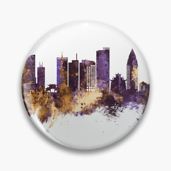 Item preview, Ulaanbaatar Mongolia Skyline designed and sold by ArtPrints.