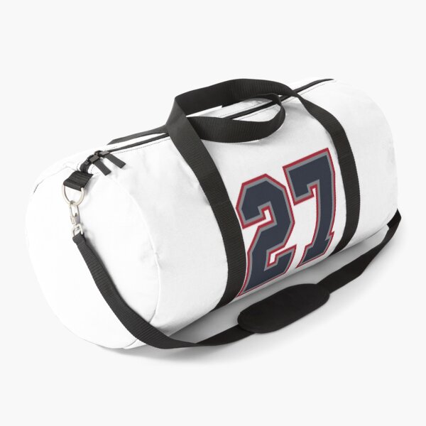 Item preview, 27 Navy Grey Red Sports Number Twenty-Seven designed and sold by HelloFromAja.