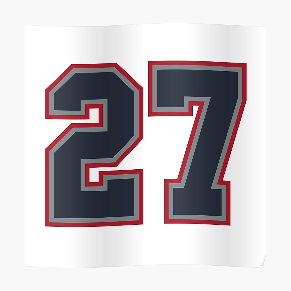 27 number jersey' Sticker