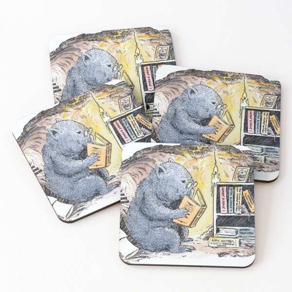 Item preview, Mr Wombat Reads designed and sold by SnakeArtist.