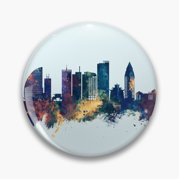 Item preview, Ulaanbaatar Mongolia Skyline designed and sold by ArtPrints.