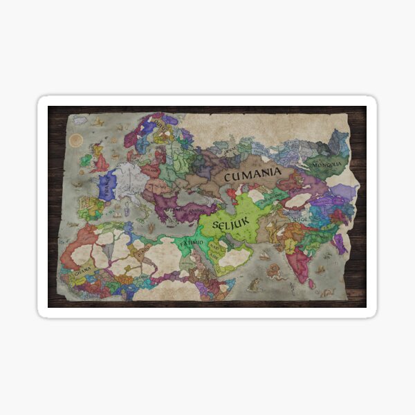 Crusader Kings 3 - 1066 Starting Map Sticker
