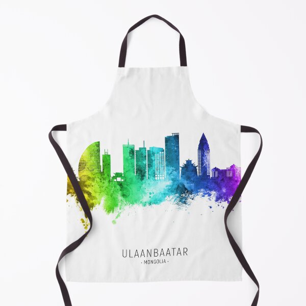 Item preview, Ulaanbaatar Mongolia Skyline designed and sold by ArtPrints.