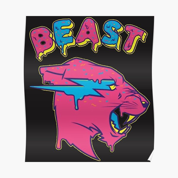 Mr Beast Wall Art Redbubble - mr beast gaming roblox fortnite