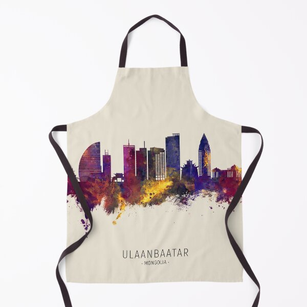Item preview, Ulaanbaatar Mongolia Skyline designed and sold by ArtPrints.