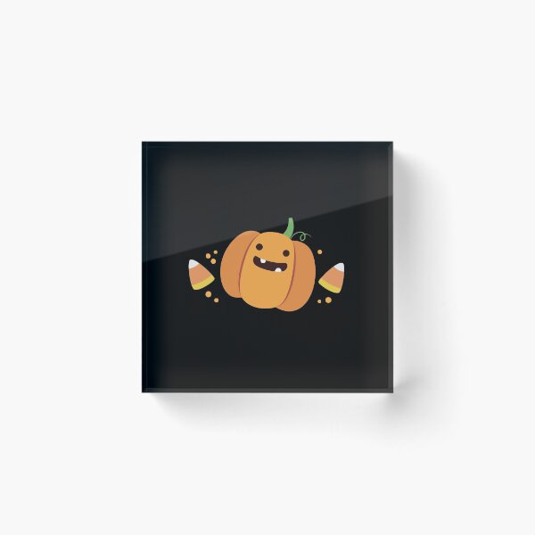 Item preview, Super smiley Halloween pumpkin and candy corn designed and sold by jazzydevil.