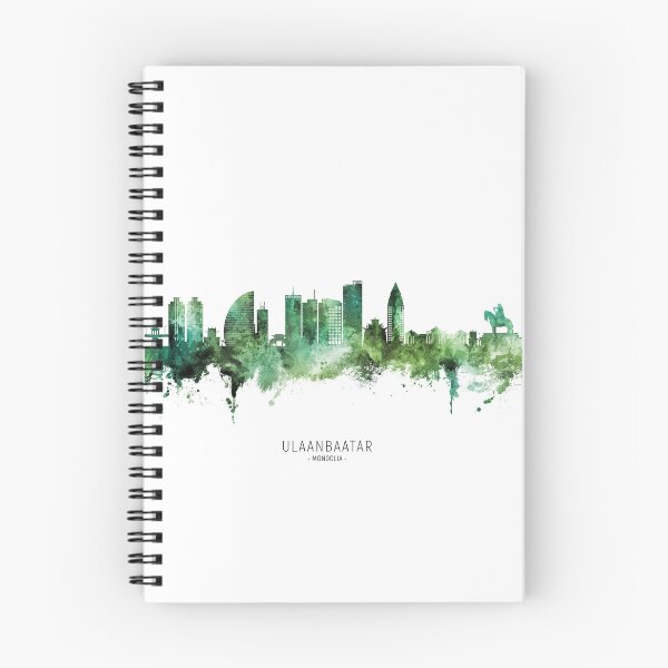 Item preview, Ulaanbaatar Mongolia Skyline designed and sold by ArtPrints.