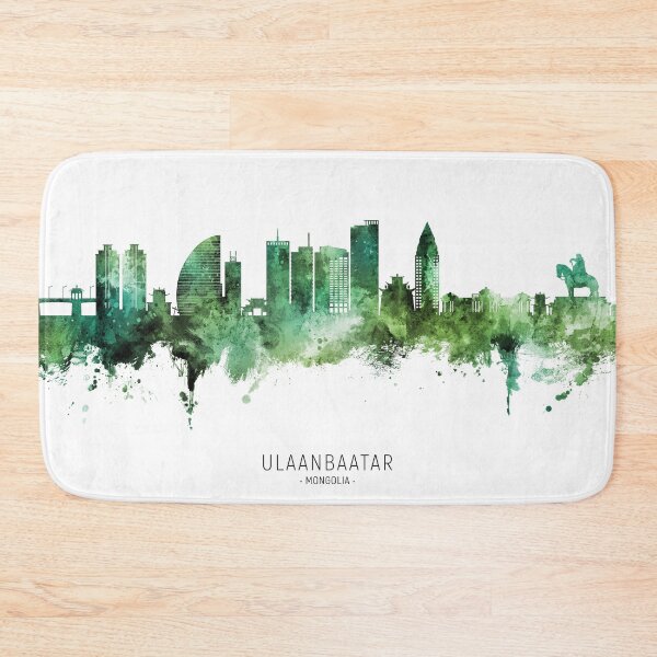 Item preview, Ulaanbaatar Mongolia Skyline designed and sold by ArtPrints.