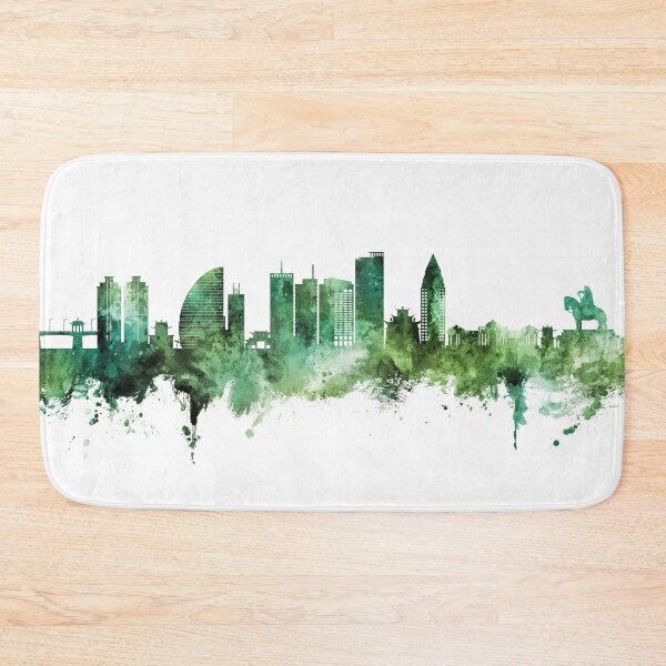 Item preview, Ulaanbaatar Mongolia Skyline designed and sold by ArtPrints.