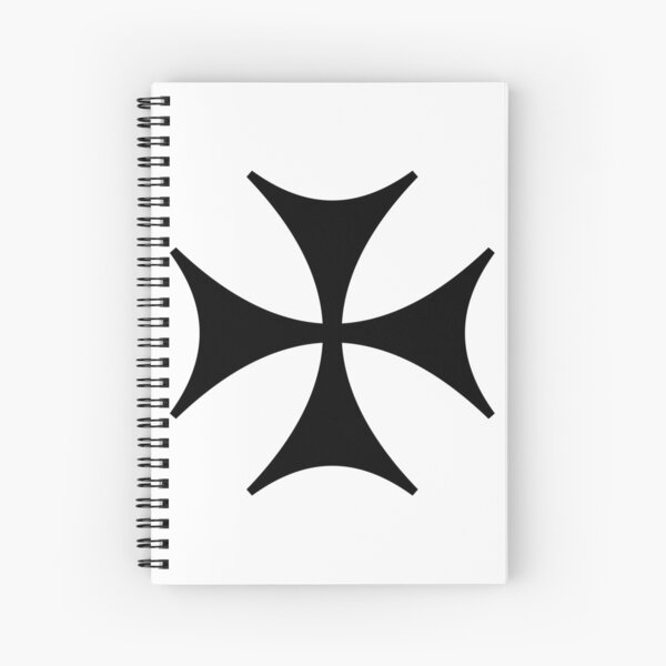 Bolnisi cross, Maltese cross Spiral Notebook