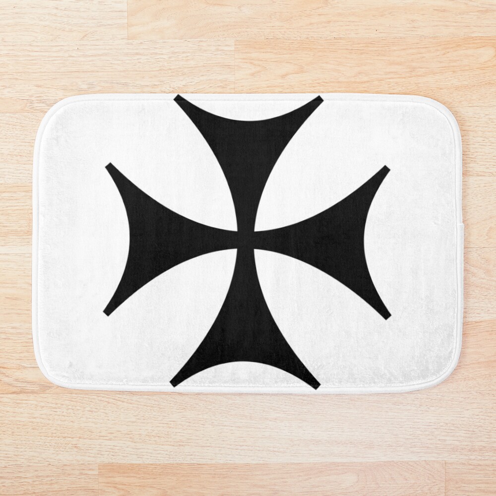 Bolnisi cross, Maltese cross, ur,bathmat_flatlay_small,square