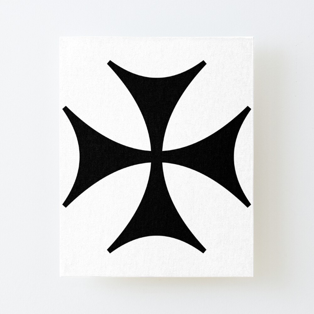 Bolnisi cross, Maltese cross, ur,mounted_print_canvas_portrait_small_front,square