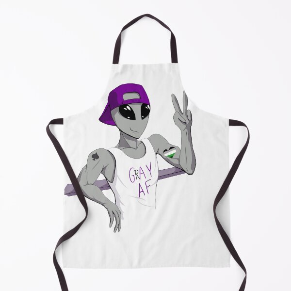 Item preview, Aromantic Grey Ace Alien designed and sold by silentrebel.