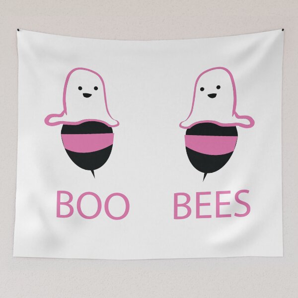 Item preview, BOO BEES PINK HALLOWEEN designed and sold by MousaObaid.