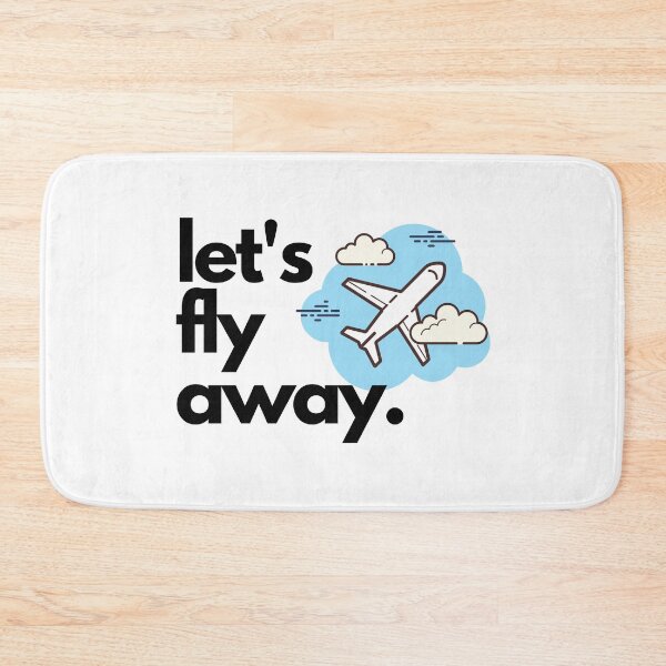 Item preview, Lets Fly Away - With Airplane Flying in the Sky (Clouds) designed and sold by jetmike.