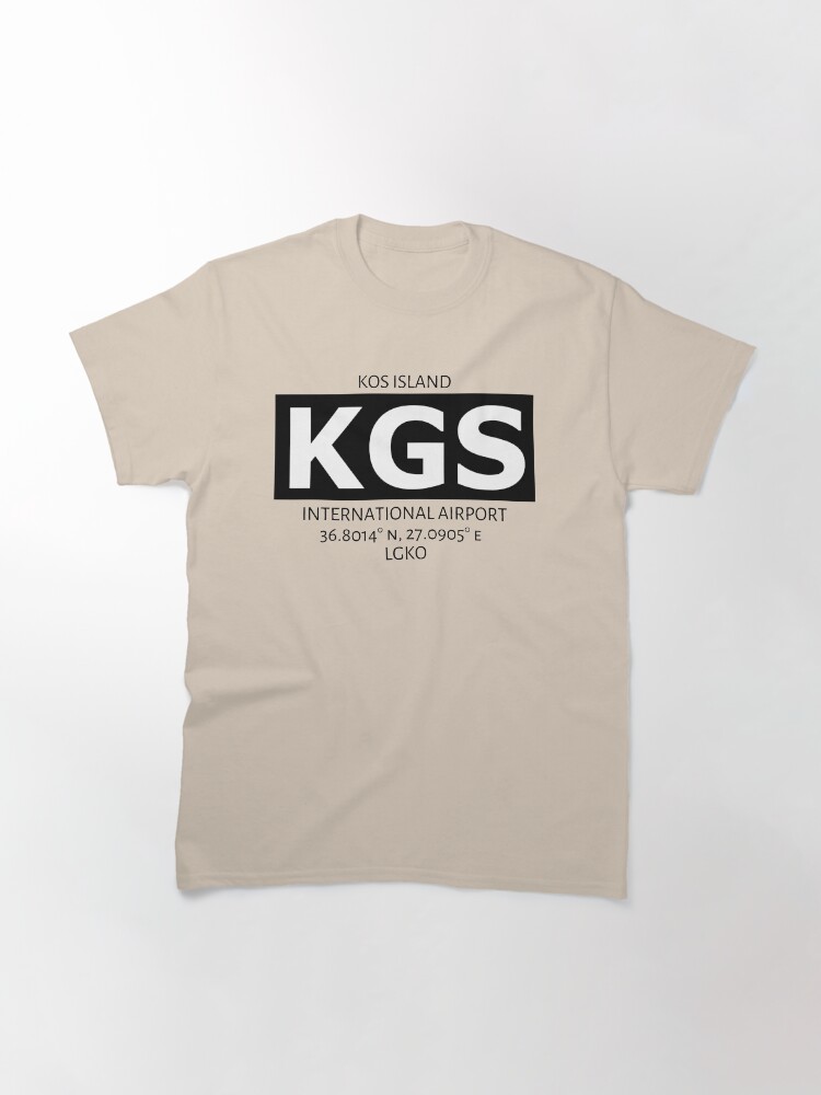 Alternate view of Kos Island International Airport KGS Classic T-Shirt