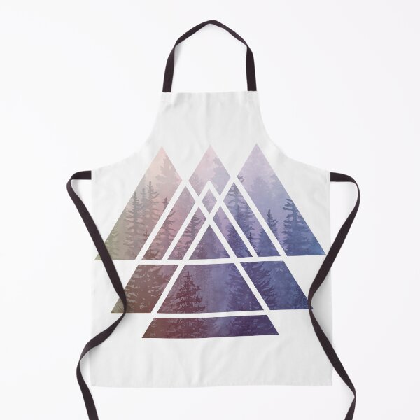 Item preview, Sacred Geometry Triangles - Rainbow Misty Forest designed and sold by maryedenoa.