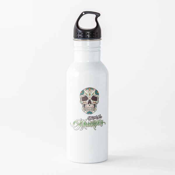 Calavera de los Día de los muertos Botella de agua