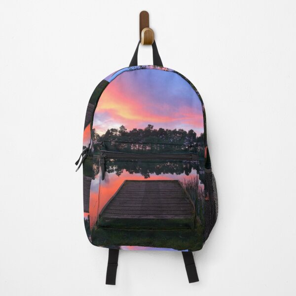 Item preview, Red sunset at Bowden Loch, Scottish Borders designed and sold by yourscotborders.