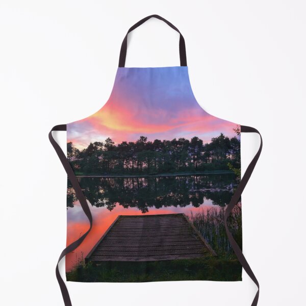 Item preview, Red sunset at Bowden Loch, Scottish Borders designed and sold by yourscotborders.
