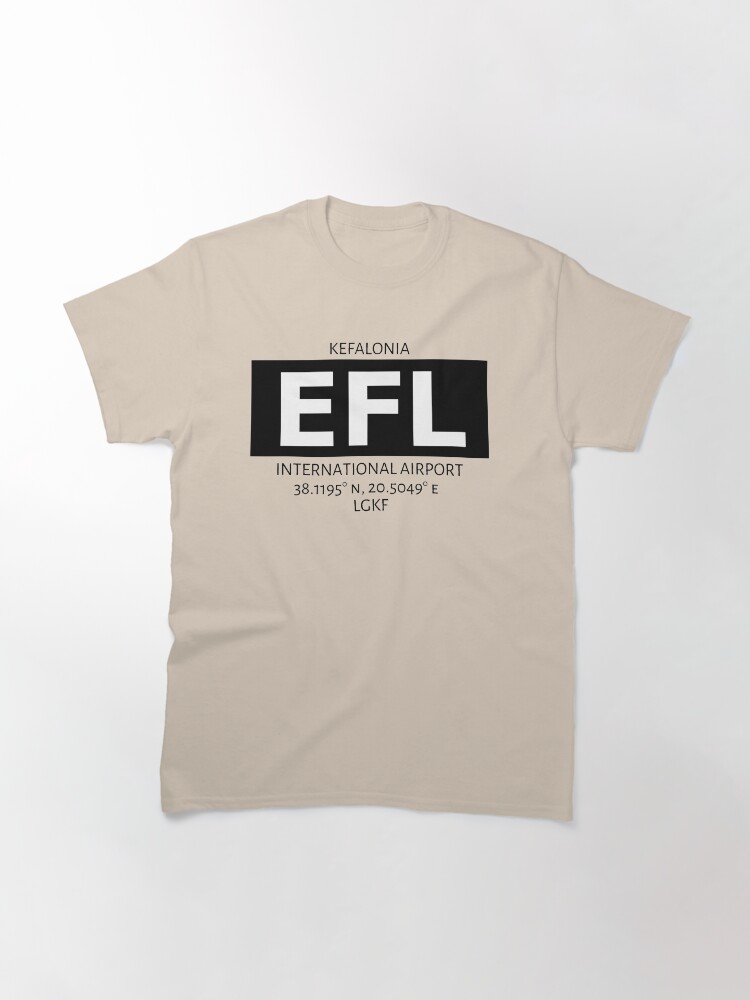 Alternate view of Kefalonia International Airport EFL Classic T-Shirt