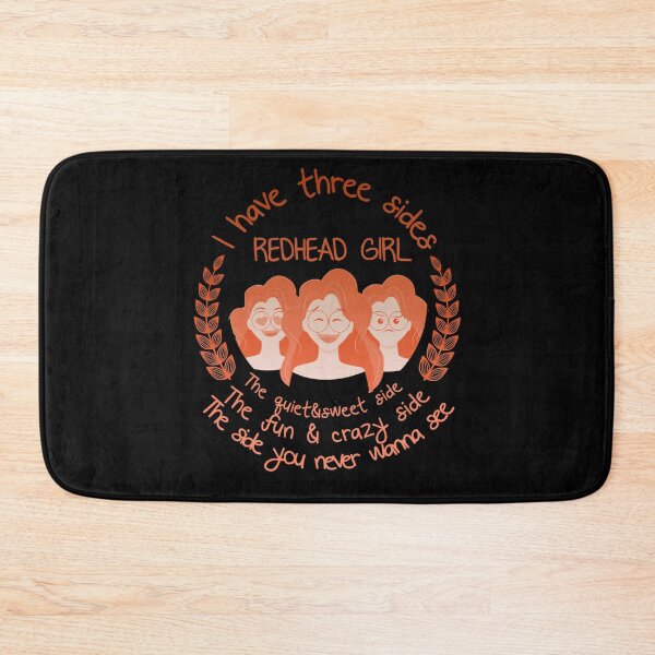 Item preview, Funny Ginger Girl Red Hair Redhead Girl I Have Three Sides Christmas Gifts designed and sold by TopTeeShop.