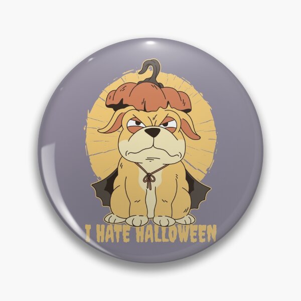 Item preview, I hate Halloween funny Dog in Pumpkin gift designed and sold by CareShare Design.