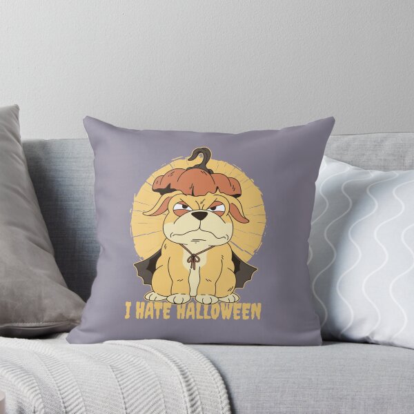 Item preview, I hate Halloween funny Dog in Pumpkin gift designed and sold by CareShare Design.